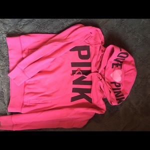 Victoria’s Secret pink hoodie